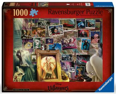 Puzzle 1000 pièces Cruella d'enfer - Disney Villainous_La Grande Récrée_1