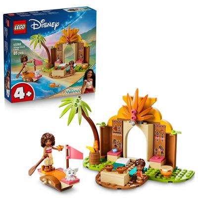 Maison de village et pirogue de Vaiana LEGO Disney Princess 43282