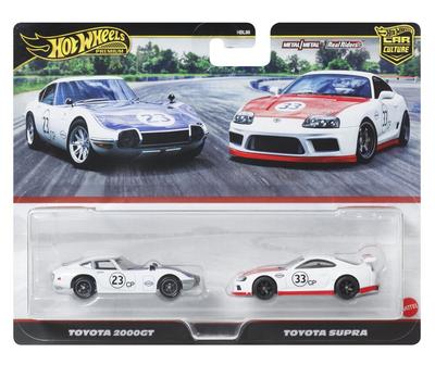 Coffret 2 véhicules Hot Wheels Car Culture Premium - Toyota 2000GT et Supra_La Grande Récrée_1