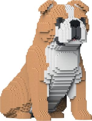 Jecka Blocs De Construction - Chien Bulldog Anglais 4 En 1 Beige Standard_La Grande Récrée_1