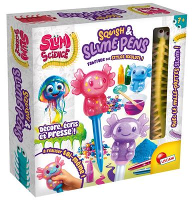 Squish and slime Pens - Fabrique tes stylos Axolotl - Slumi science_La Grande Récrée_1