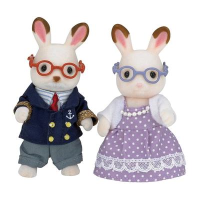 Sylvanian Families 5190 : Les grands-parents Lapin chocolat_La Grande Récrée_1