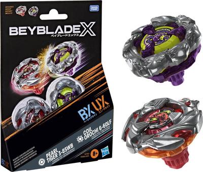 Dual Pack Beyblade X Coil Orochi 6-60LF UX et Pearl Tiger 3-85WB BX_La Grande Récrée_1