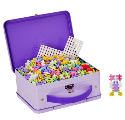 Valisette de jeu en métal 600 pièces PLUS PLUS_La Grande Récrée_1