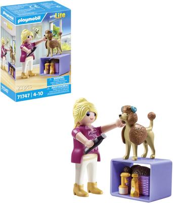 Toiletteuse avec caniche et accessoires Playmobil My Life 71747_La Grande Récrée_1