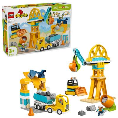 Le chantier et les véhicules de construction 3-en-1 LEGO Duplo 10476_La Grande Récrée_1