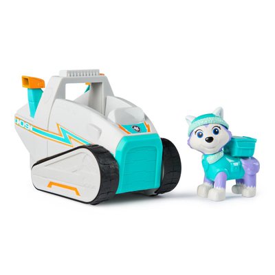 Véhicule 15 cm et figurine La Pat Patrouille : Chasse-Neige Everest