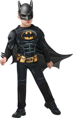 Déguisement luxe Batman noir, taille L 7-8 ans_La Grande Récrée_1