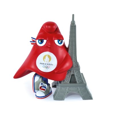 Figurine mascotte Tour Eiffel - Jeux Olympiques 2024