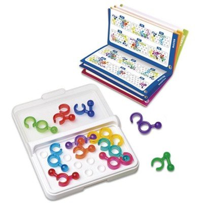 Puzzle Multicolore Iq Link, 120 Défis, Solo - Éducatif