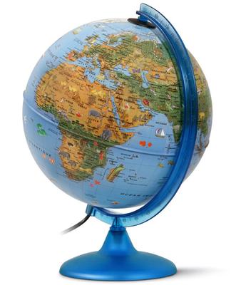 Globe Lumineux 25 Cm Bleu_La Grande Récrée_1
