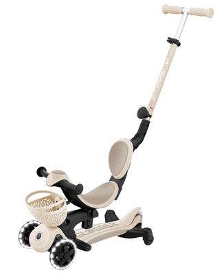 Trottinette Evolutive Go Up Baby 3 en 1 Lights 360 - Taupe V2_La Grande Récrée_1