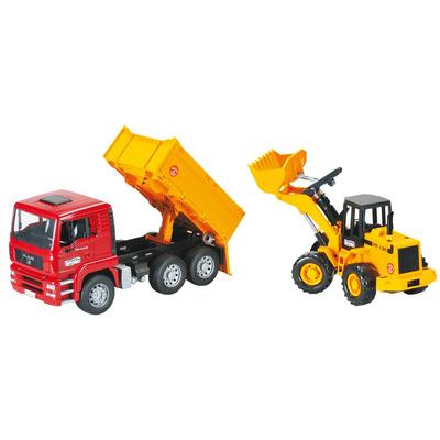 Camion benne Man et chargeur_La Grande Récrée_1