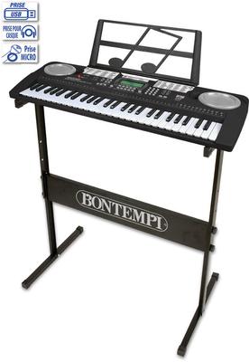 Clavier Numérique Bontempi 54 Touches avec pieds_La Grande Récrée_1