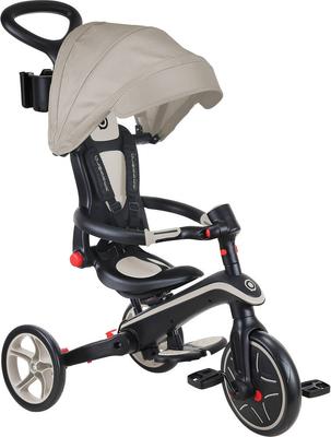 Tricycle Explorer 4 en 1 évolutif et pliable taupe_La Grande Récrée_1
