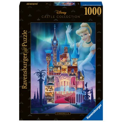 Puzzle 1000 pièces Cendrillon - Collection Chateau Disney