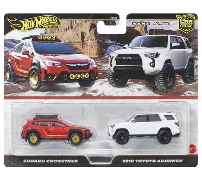 Coffret 2 véhicules Hot Wheels Car Culture Premium - Subaru Crosstrek et 2018 Toyota 4 runner_La Grande Récrée_1