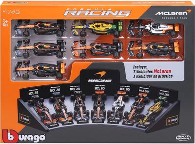 Coffret 7 véhicules Formule Mac Laren 1:43_La Grande Récrée_1