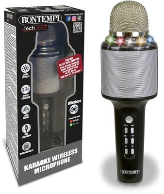 Micro Karaoké avec Connexion Sans Fil et Effets Lumineux_La Grande Récrée_1