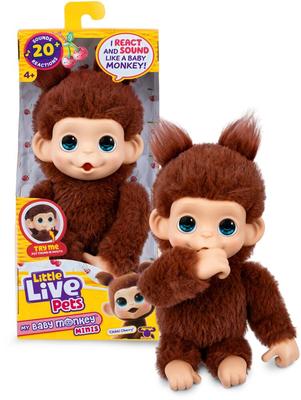 Bébé singe marron intéractif - Little live Pets_La Grande Récrée_1
