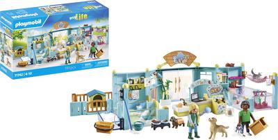 Hôtel des animaux avec soigneurs Playmobil My Life 71742_La Grande Récrée_1