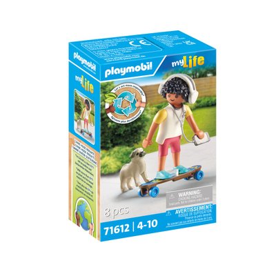 Adolescent avec chien Playmobil My Life 71612