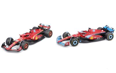 Coffret 1/43 2 voitures de courses F1 Scuderia Ferrari 2024_La Grande Récrée_1