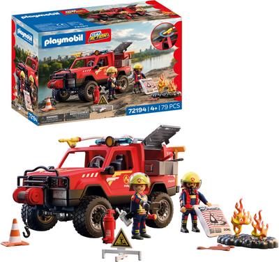Pick-up de Pompier & 2 personnages Playmobil City Action 72194_La Grande Récrée_1