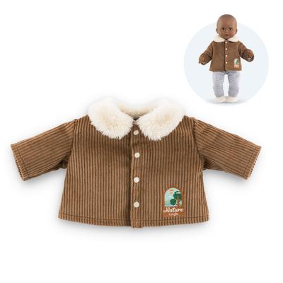 Veste velours Petit explorateur pour poupon 30cm