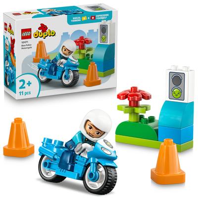 La moto de police bleue LEGO Duplo 10471