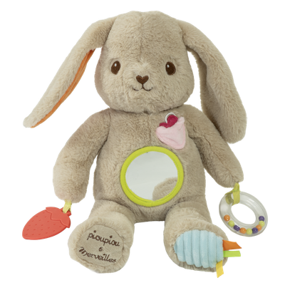 Lapin Marcel avec activités 30cm