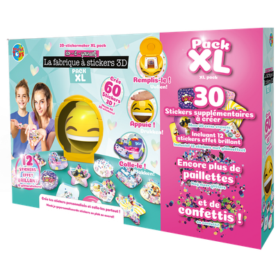 Coffret fabrique à stickers 3D Pacl XL
