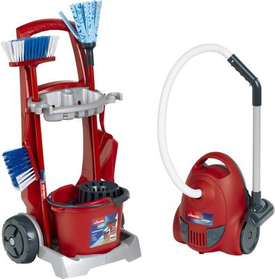 Chariot de ménage avec aspirateur traineau Vileda_La Grande Récrée_1