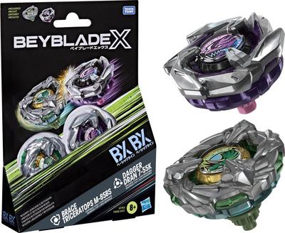 Dual Pack Beyblade X Brace Triceratops M-85BS BX et Dagger Dran 7-55K BX_La Grande Récrée_1
