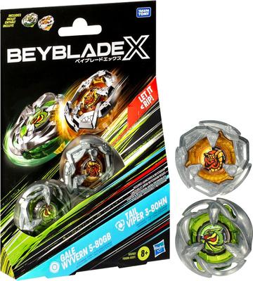 Dual Pack Beyblade X Gale Wyvern 5-80GB et Tail Viper 3-80HN_La Grande Récrée_1