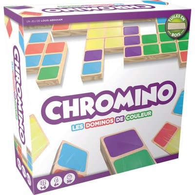Chromino - domino de couleur en bois
