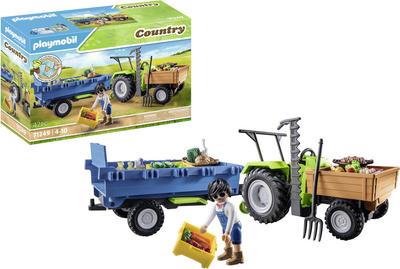 Tracteur avec remorque Playmobil Country 71249_La Grande Récrée_1