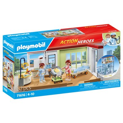 Chambre de maternité Playmobil Action Heroes 71616