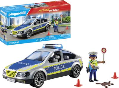 Voiture de police avec sirène et gyrophare PLAYMOBIL ACTION HEROES 71729_La Grande Récrée_1