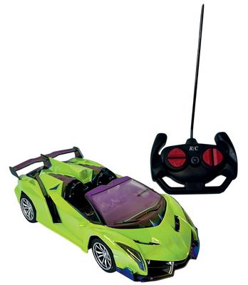 Voiture de Course Chromée radiocommandée 1/18_La Grande Récrée_1