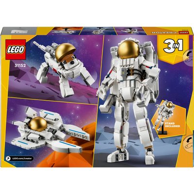 L'astronaute dans l'espace Lego creator 31152