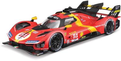Modèle Réduit 1/24 Ferrari Racing 499p Lmh 2023 De Bburago_La Grande Récrée_1