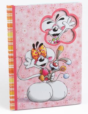 Carnet A4 Rigide Motif Fleur Diddl_La Grande Récrée_1