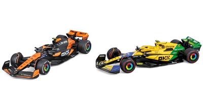 Coffret 1/43 2 voitures de course F1 Mac Laren 2024_La Grande Récrée_1