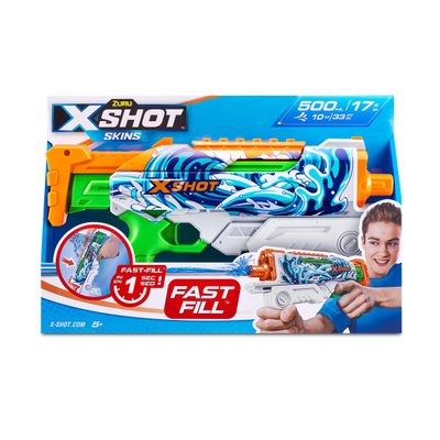 X shot - pistolet à eau hyperload Skins Fast Fill