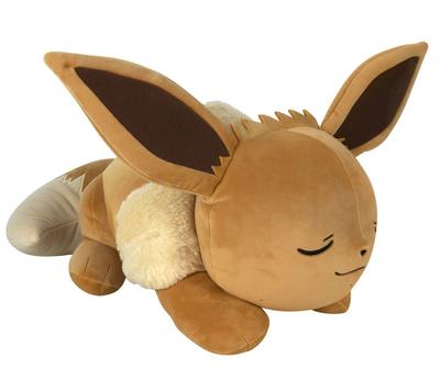Peluche Evoli qui dort - Pokémon 45 cm_La Grande Récrée_1