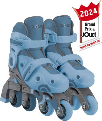 Rollers En Ligne 2 En 1 Évolutifs Bleu Taille 30 À 33_La Grande Récrée_1