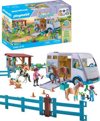 Van pour cheval et poneys avec enclos Playmobil Horses of Waterfall 71493_La Grande Récrée_1