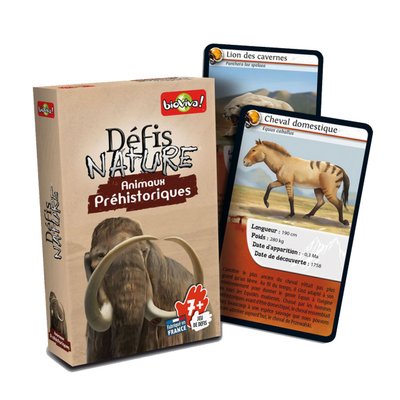 Défis nature animaux préhistoriques