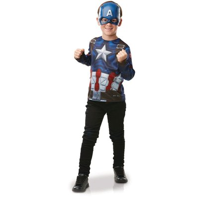Top classique Captain America et son masque